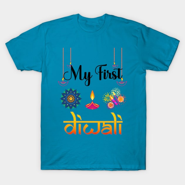 My First Diwali T-Shirt by Swag Like Desi